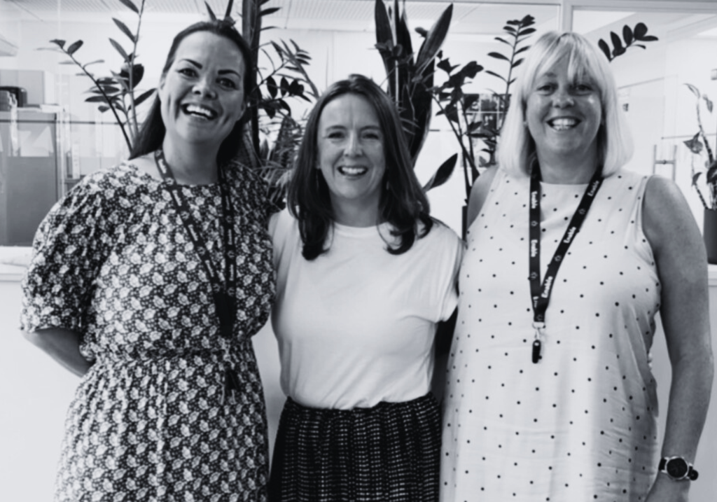 Our management team Jenni, Kirsty and Laura